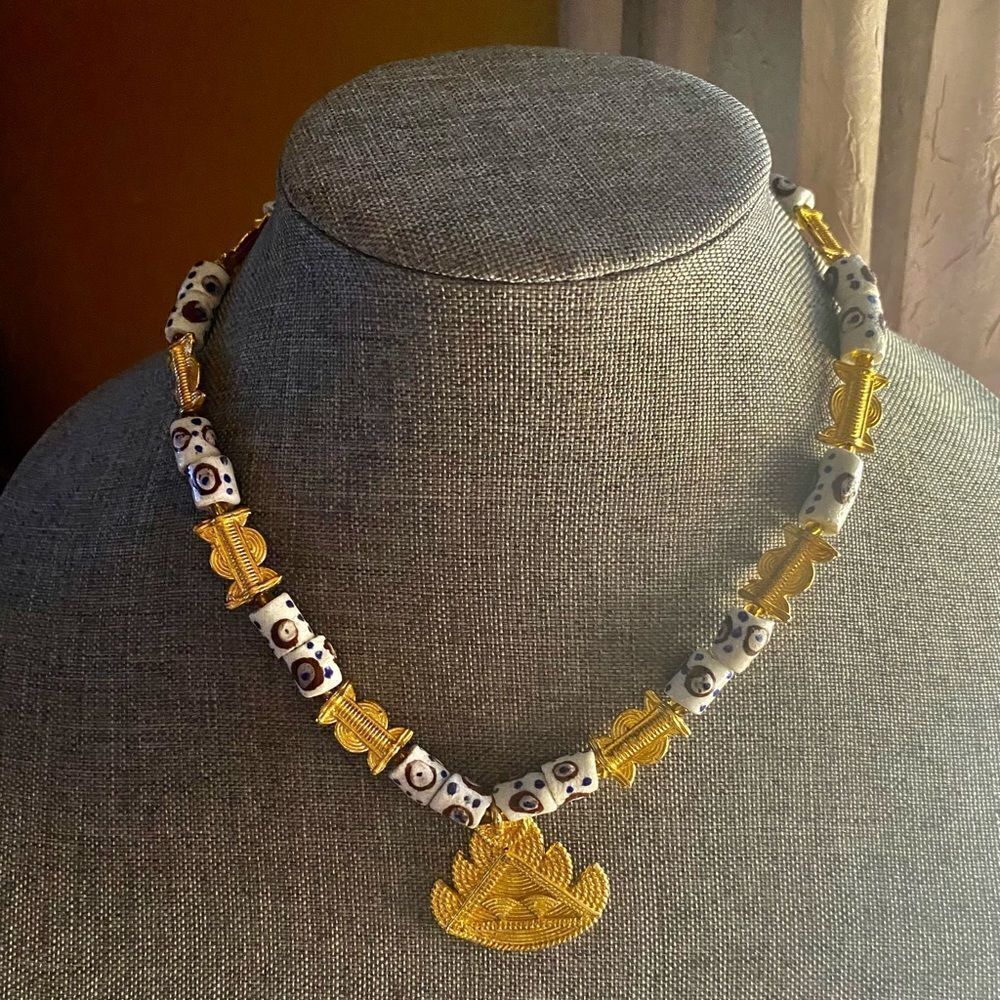 VINTAGE tribal necklace